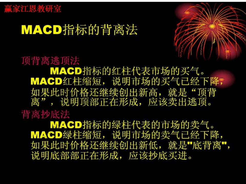 MACD指标背离