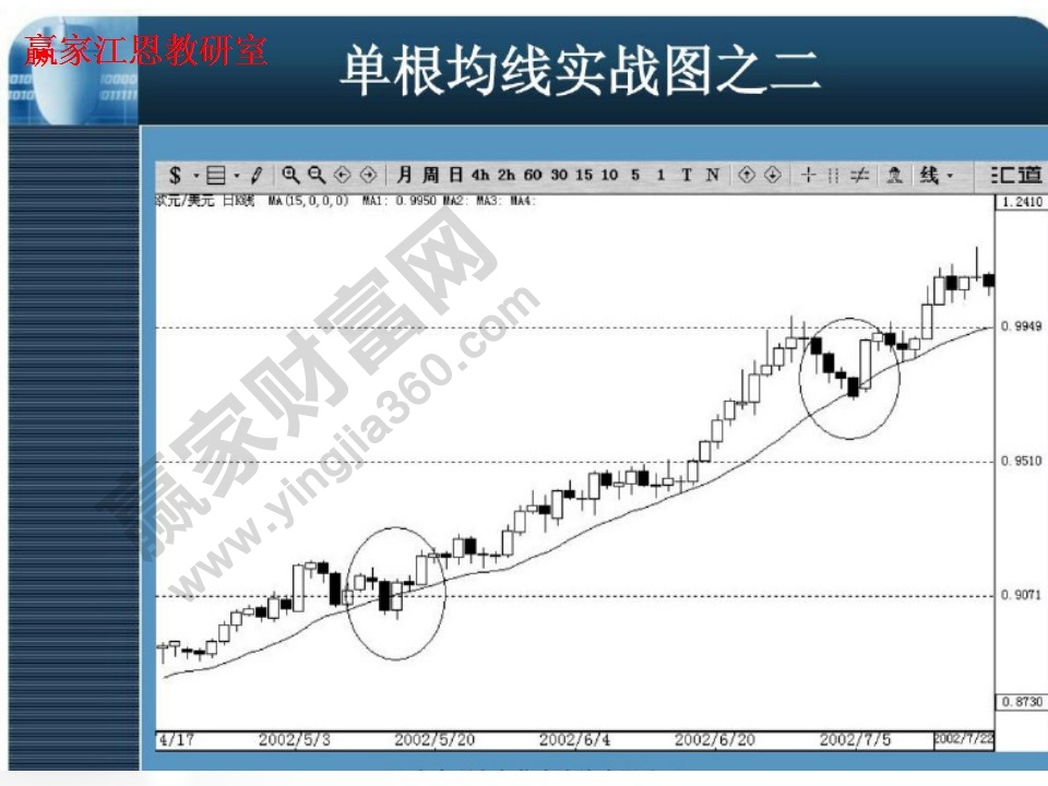 单根均线实战