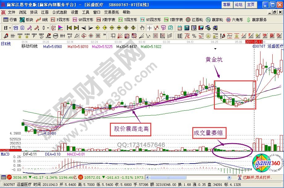 “黄金坑”捉涨停黑马的技术要点