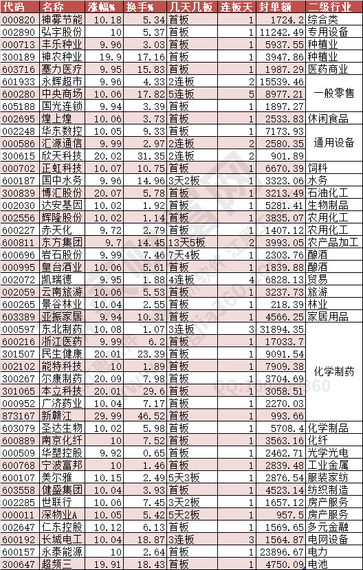 2024年8月8日涨停